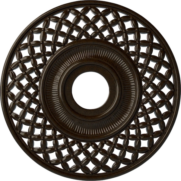 Ekena Millwork Robin Ceiling Medallion (Fits Canopies up to 6 1/4"), 22 1/4"OD x 4 3/4"ID x 1 1/4"P, Bronze CM22RBBZS - main